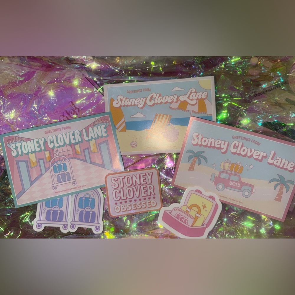 NEW SCL Stickers & Post Cards Full Paris Sticker Sheet